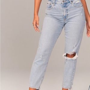 Abercrombie Curve Love High Rise Mom Jean